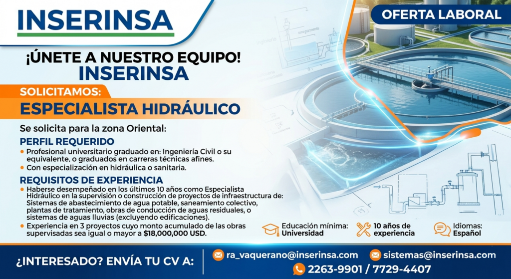 Especialista Hidráulico